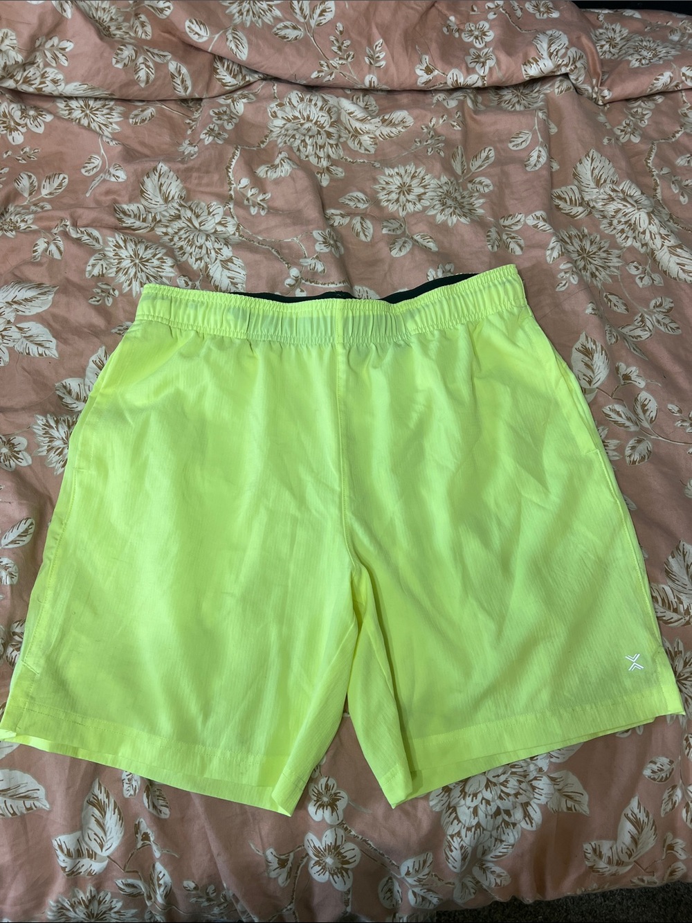 Xersion Neon Lime Training Shorts